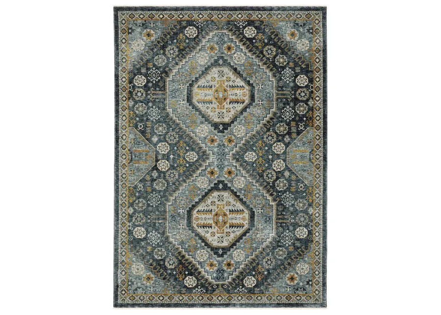 Aberdeen 5'3" x 7'6" Blue Rug