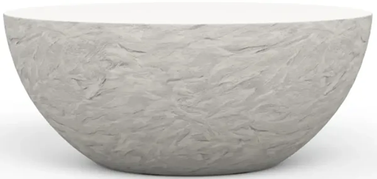 Antique Stone Bowl Coffee Table