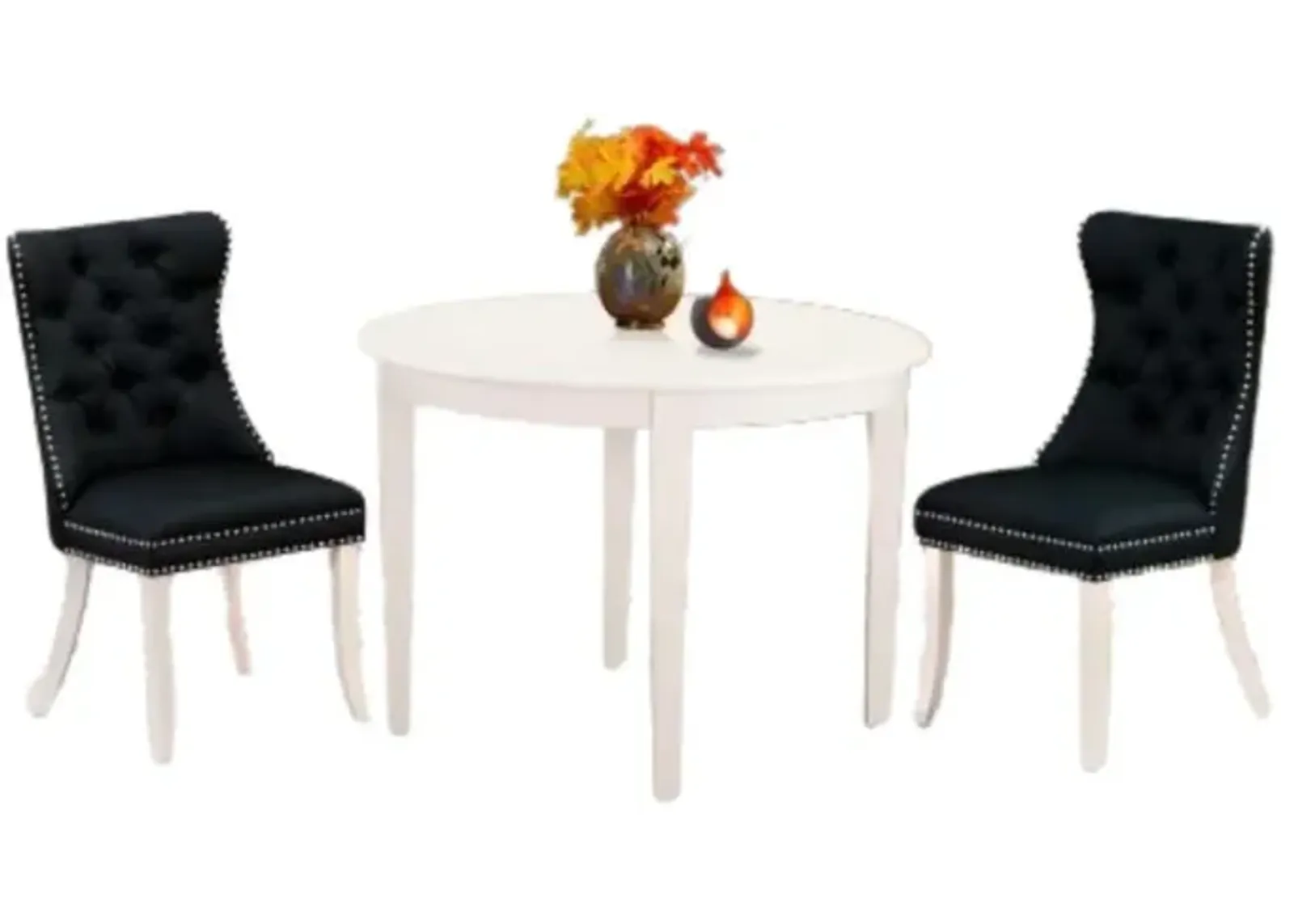 3 Piece Dining Table Set for Small Spaces