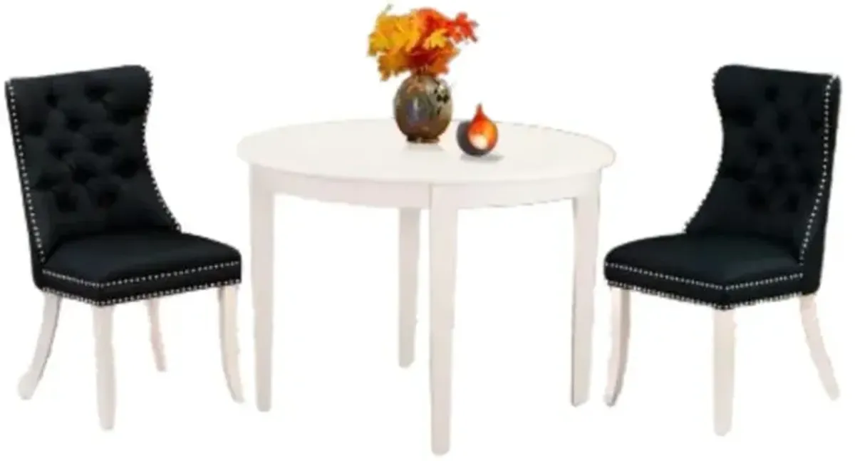 3 Piece Dining Table Set for Small Spaces