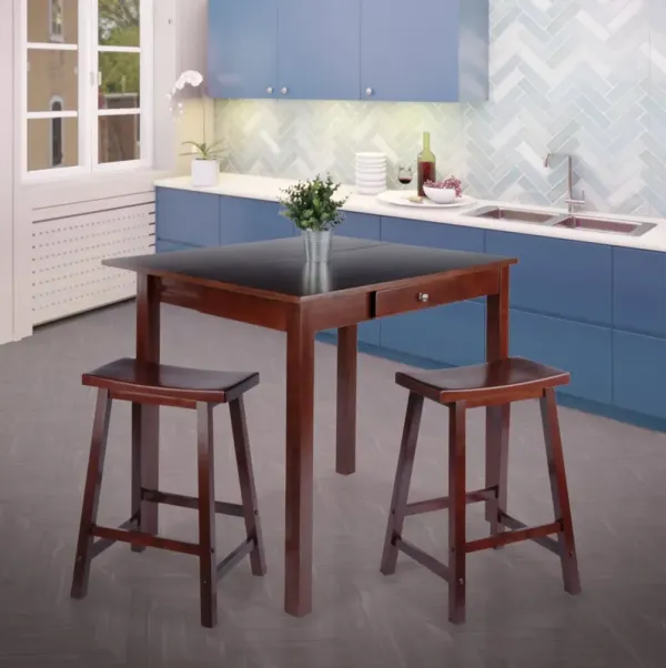 Winsome Perrone, 3 Piece, Walnut