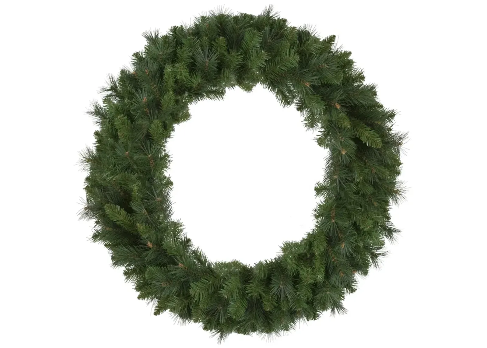 Beaver Pine Mixed Artificial Christmas Wreath  36-Inch  Unlit