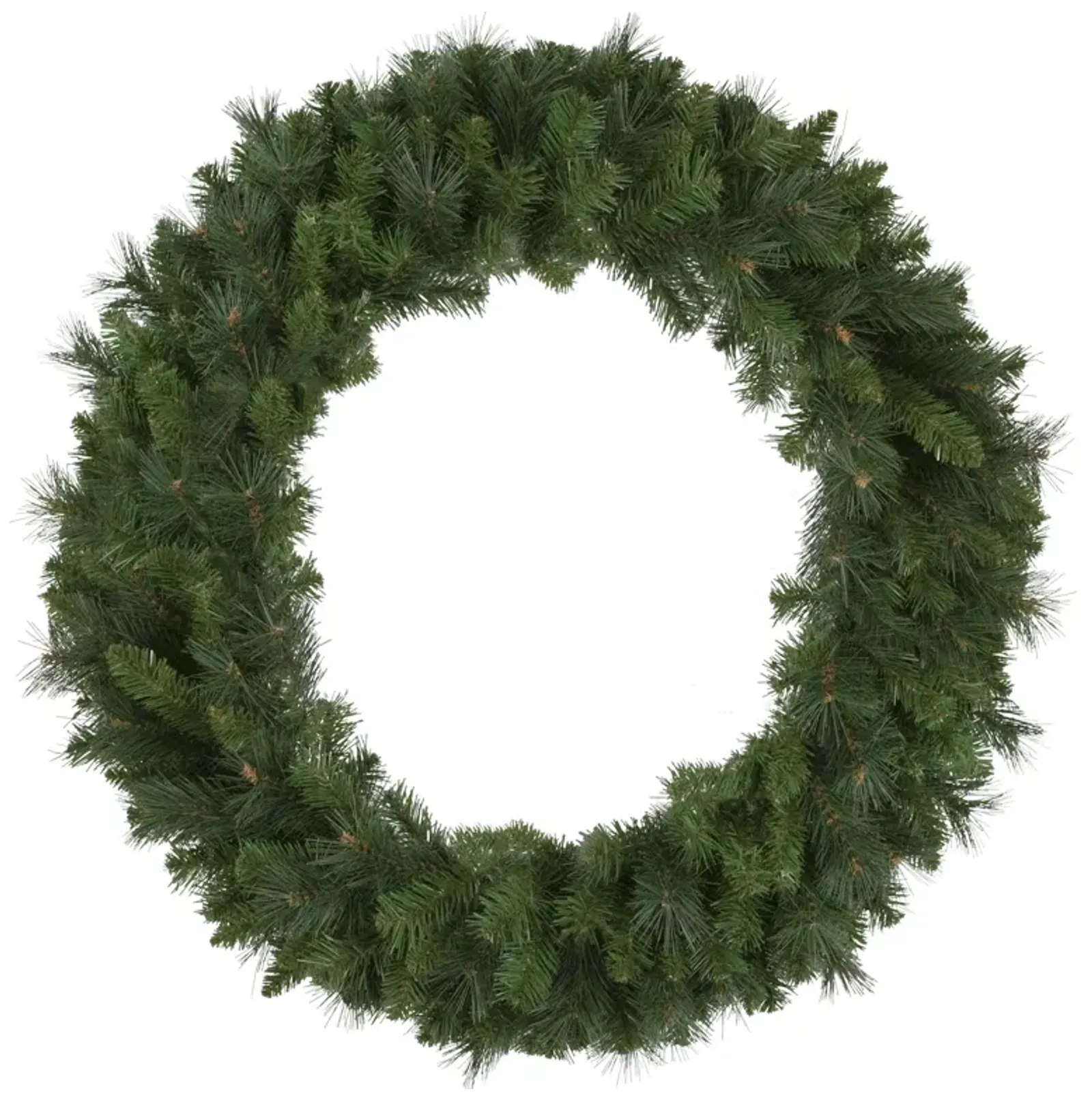 Beaver Pine Mixed Artificial Christmas Wreath  36-Inch  Unlit