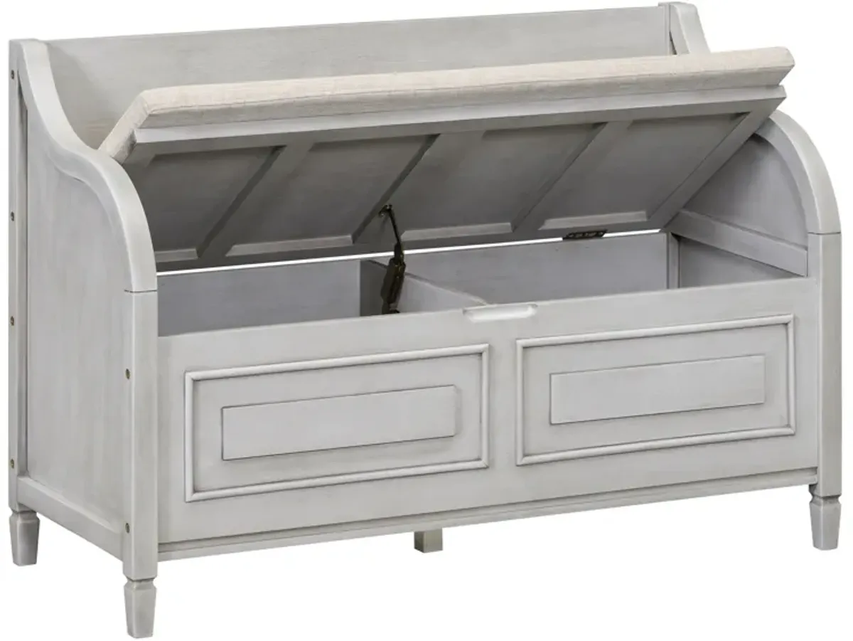 Merax Multifunctional Storage Bench with Safety Hinge