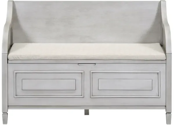 Merax Multifunctional Storage Bench with Safety Hinge