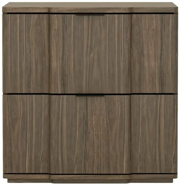 Clive 22" Nightstand in Walnut (2-Drawer)