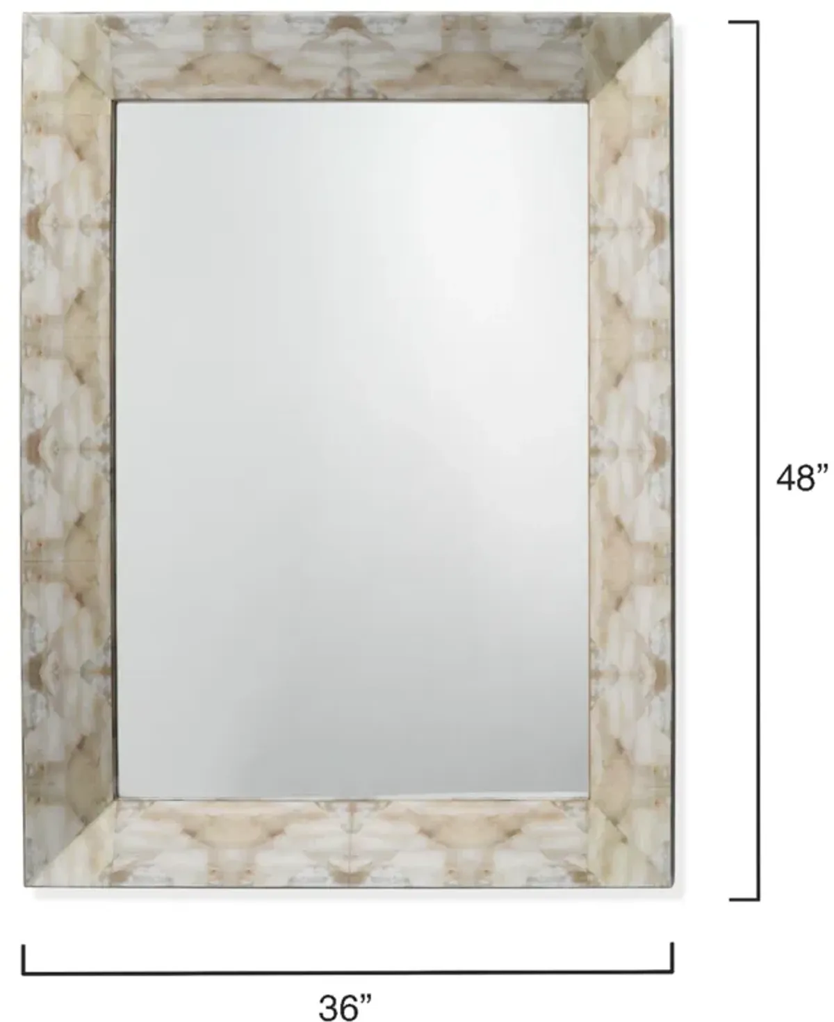 Fragment Rectangle Mirror, Large