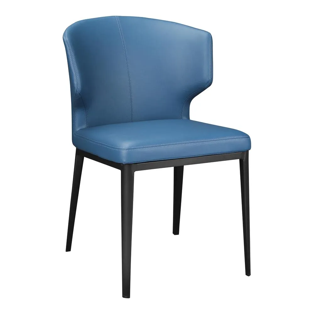 Delaney Steel Blue Dining Chair Duo, Belen Kox