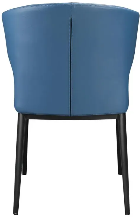 Delaney Steel Blue Dining Chair Duo, Belen Kox