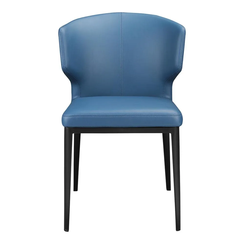 Delaney Steel Blue Dining Chair Duo, Belen Kox