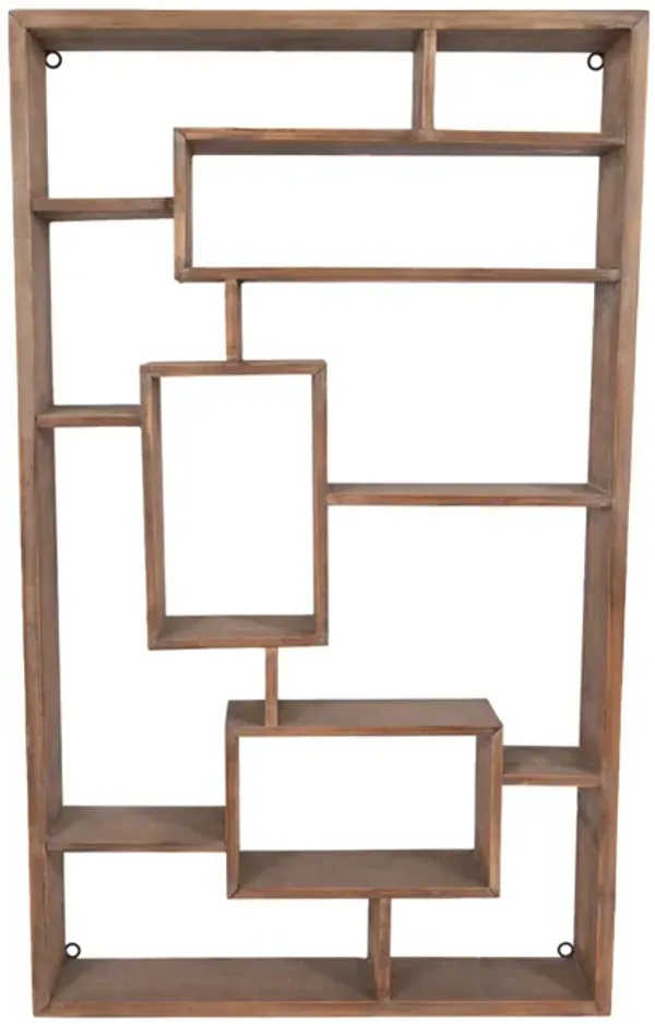Multi-tier Wall Shelf, Brown