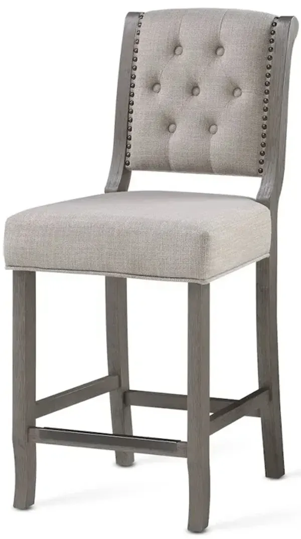 Luxe 26" Stool - Gray
