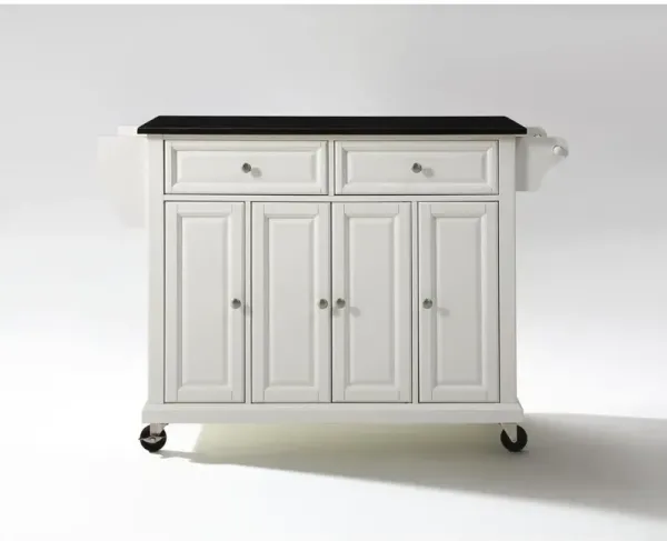 Full Size Granite Top Kitchen Cart
