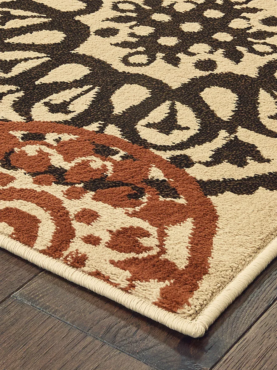 Laurel 3'3" x 5' Beige Rug