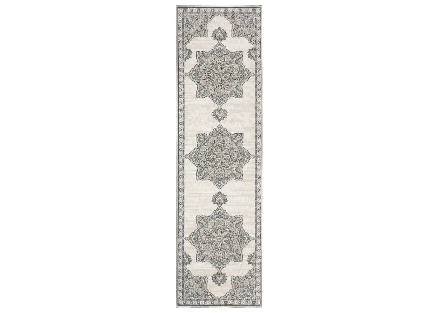 Ellington 2'3" x 7'6" Ivory Rug