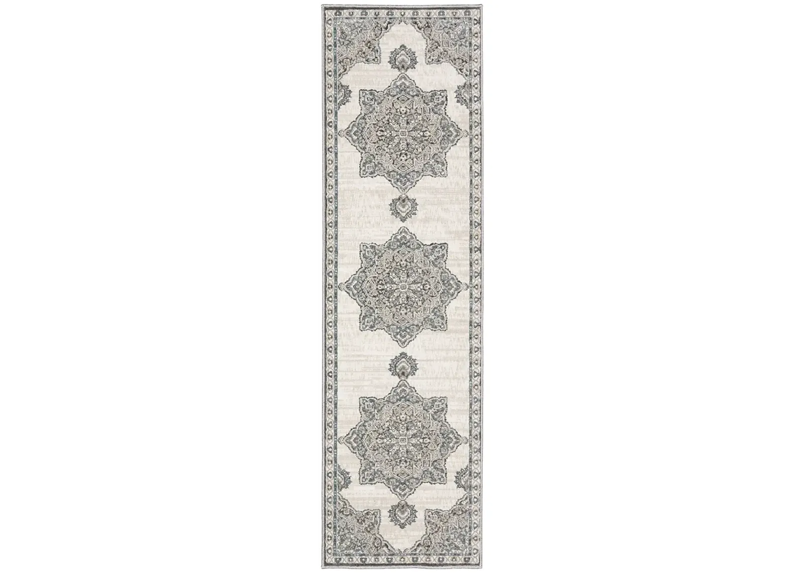 Ellington 2'3" x 7'6" Ivory Rug