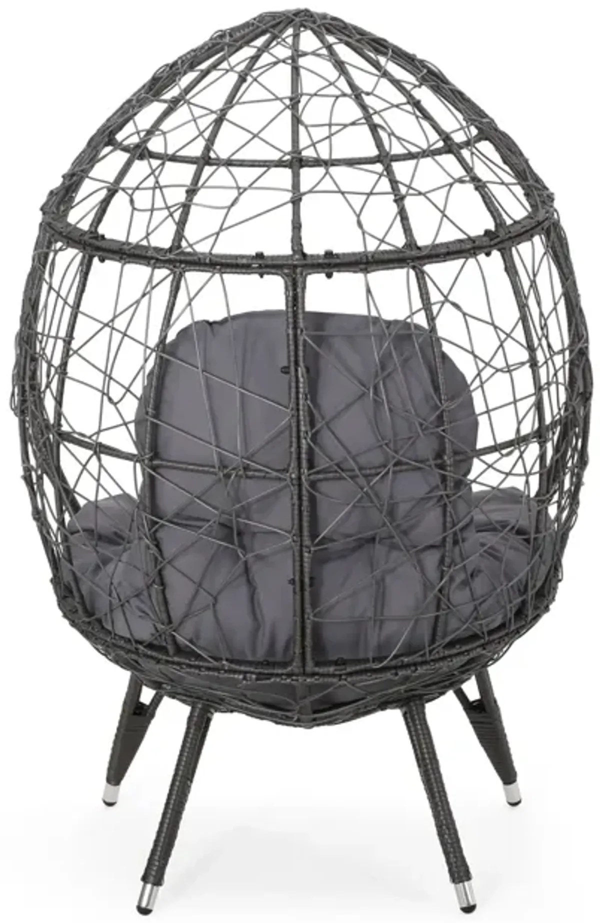 Merax Patio Rattan Egg Chair Teardrop Chair