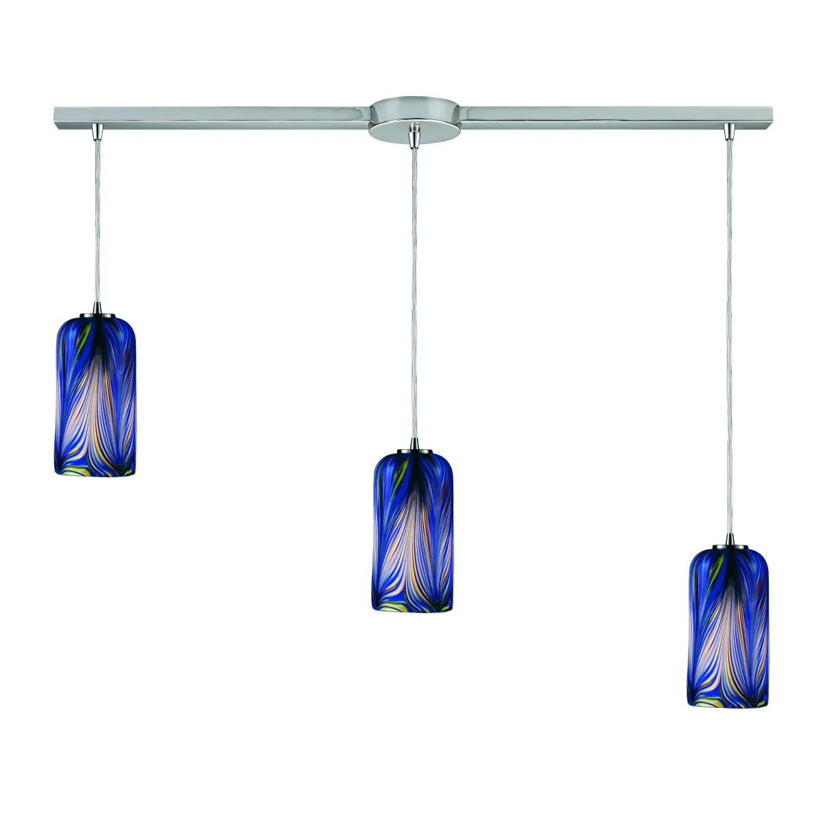 Molten 3-Light Slim Linear Pendant