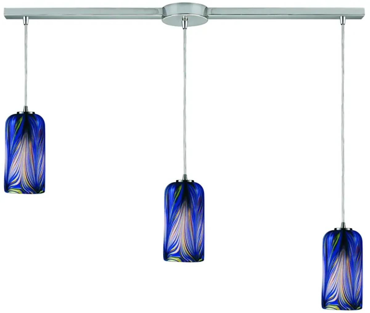 Molten 3-Light Slim Linear Pendant