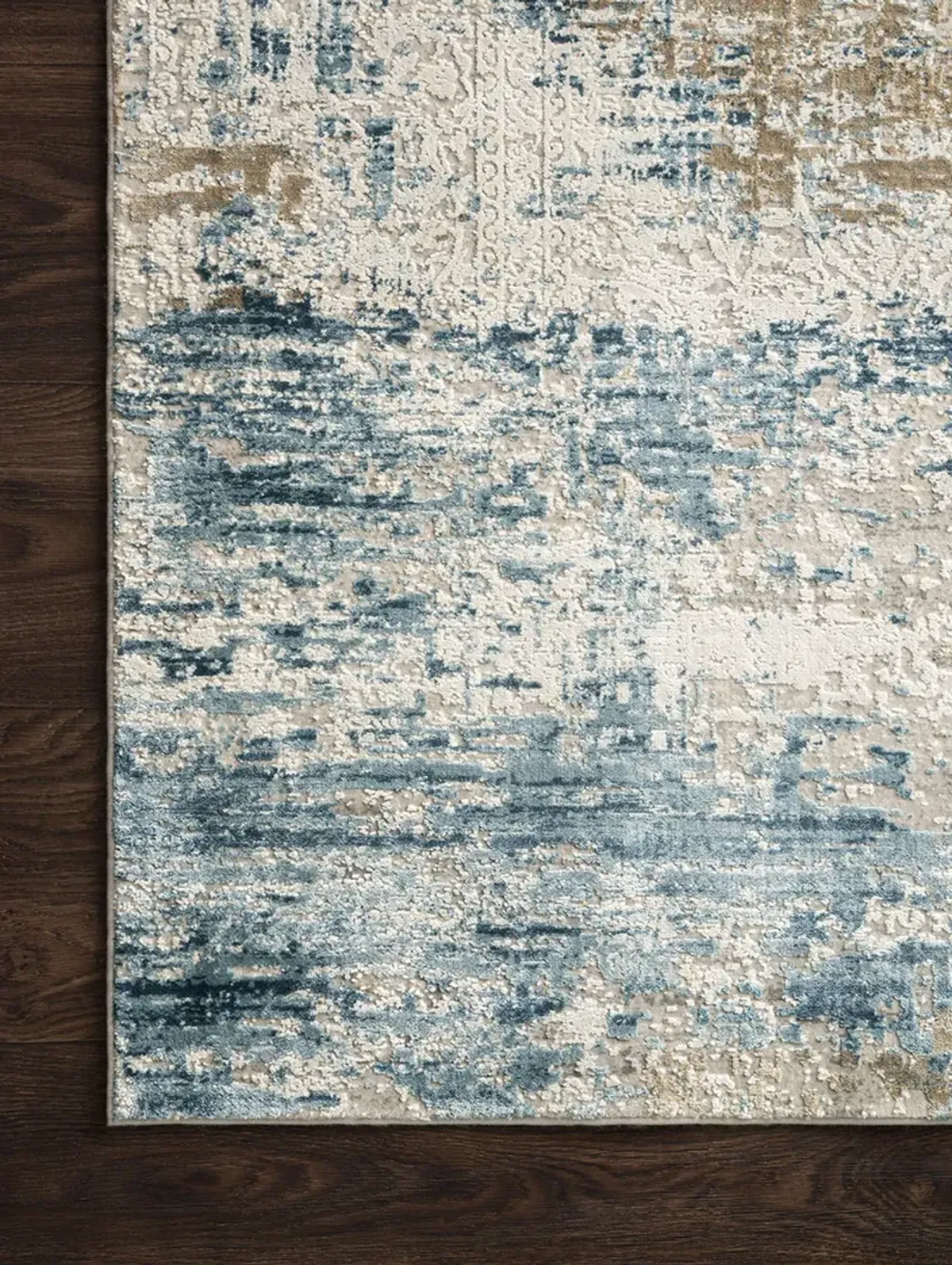 Sienne SIE05 Ivory/Azure 6'7" x 9'2" Rug