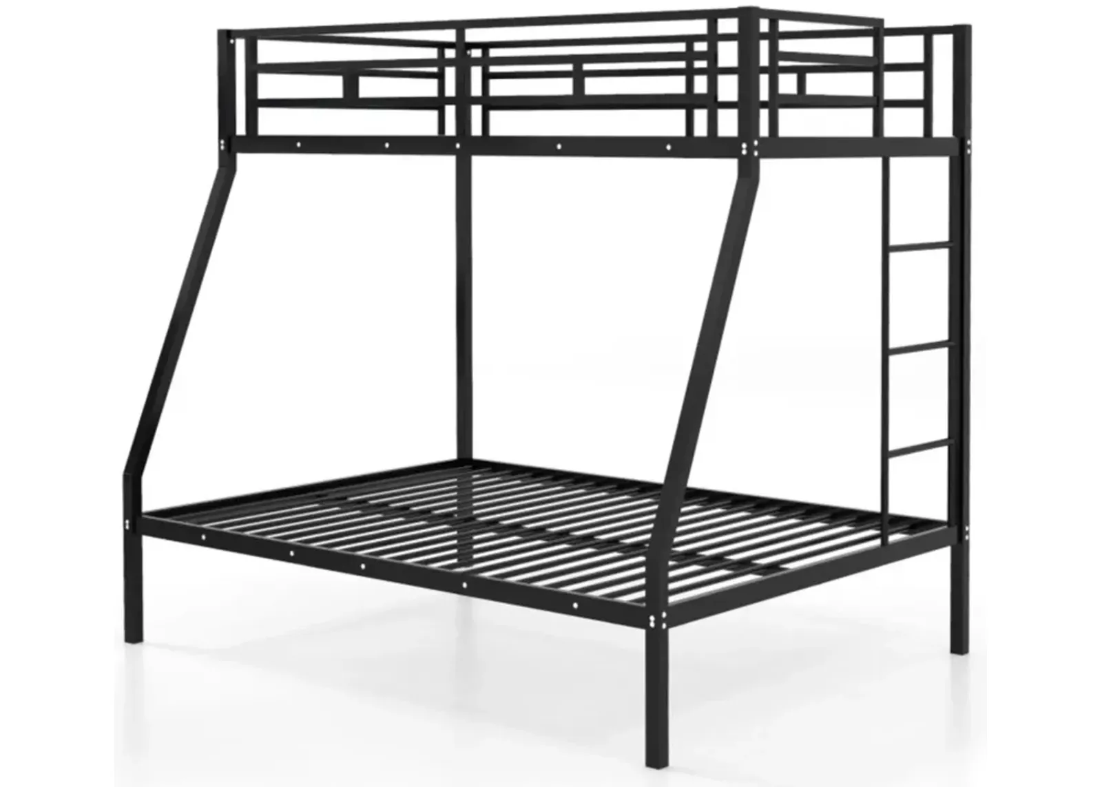 Hivvago Space-saving Metal Slatted Bed Frame for Teens and Adults Noise-free No Box Spring Needed