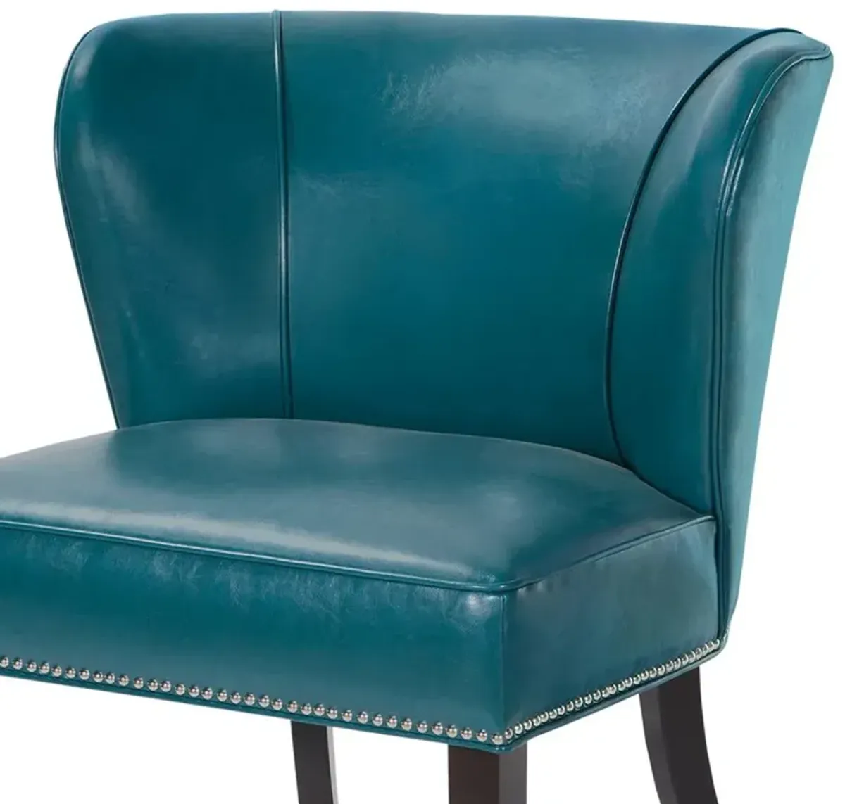 Belen Kox Contemporary Blue Armless Accent Chair, Belen Kox