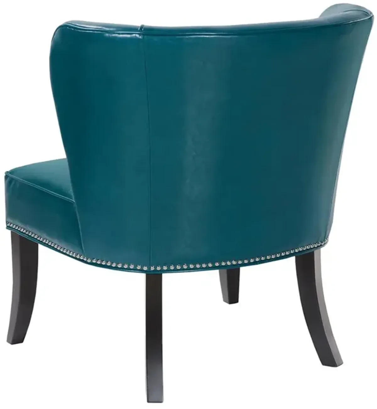 Belen Kox Contemporary Blue Armless Accent Chair, Belen Kox