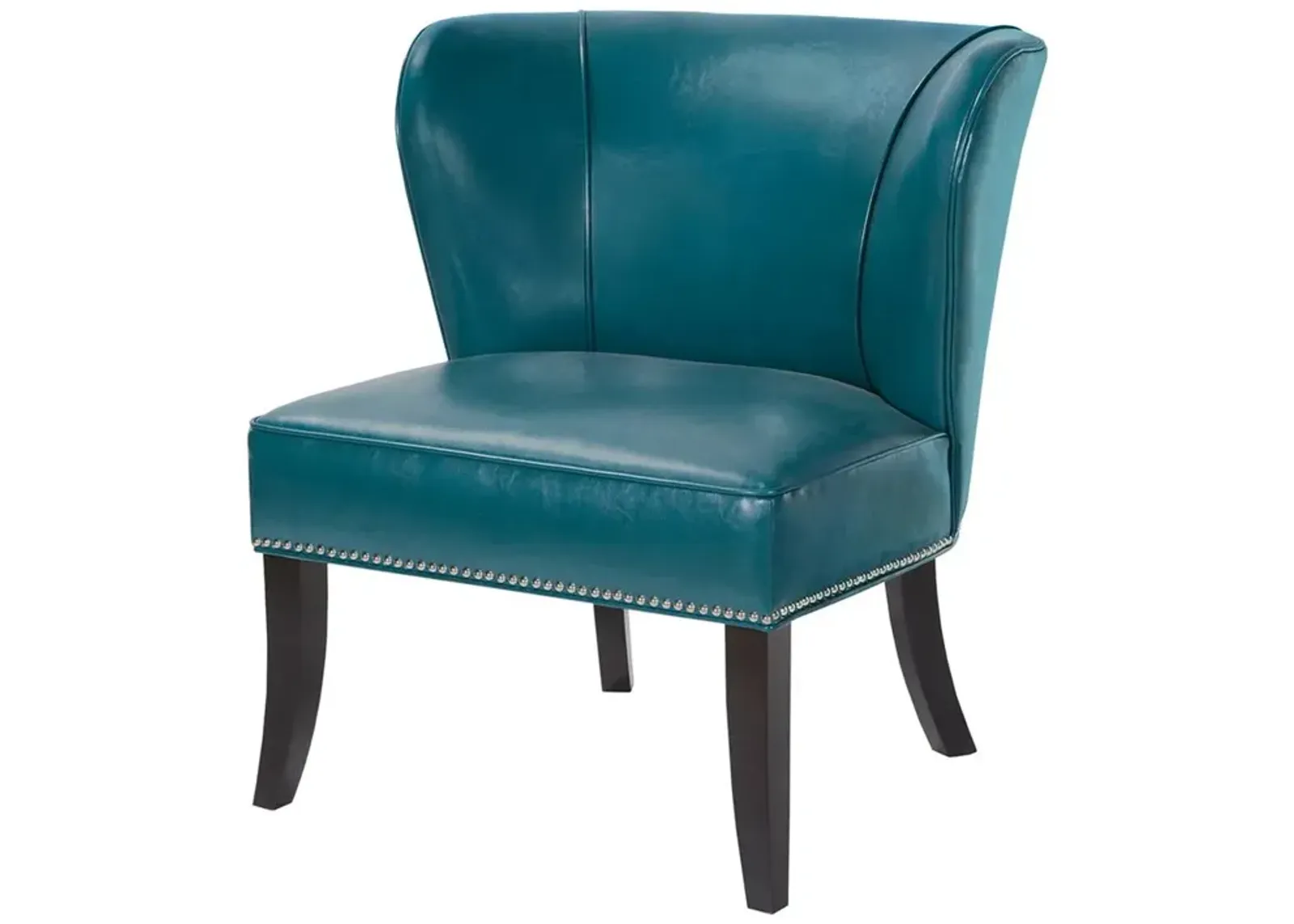 Belen Kox Contemporary Blue Armless Accent Chair, Belen Kox