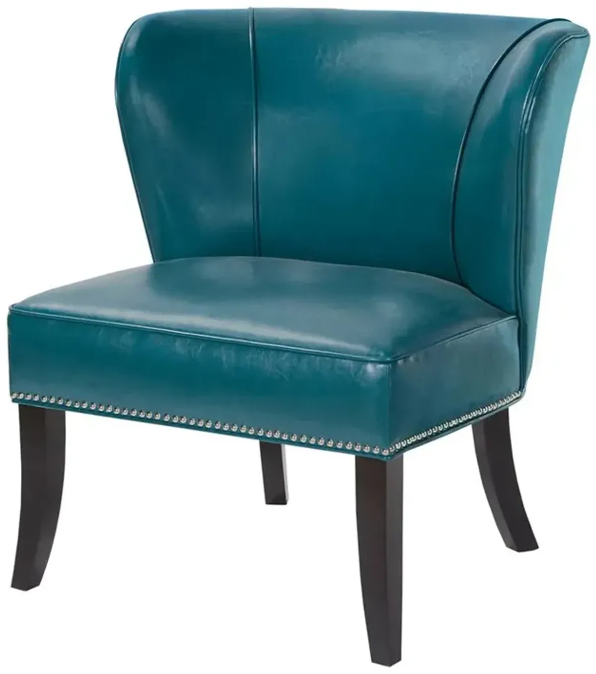 Belen Kox Contemporary Blue Armless Accent Chair, Belen Kox