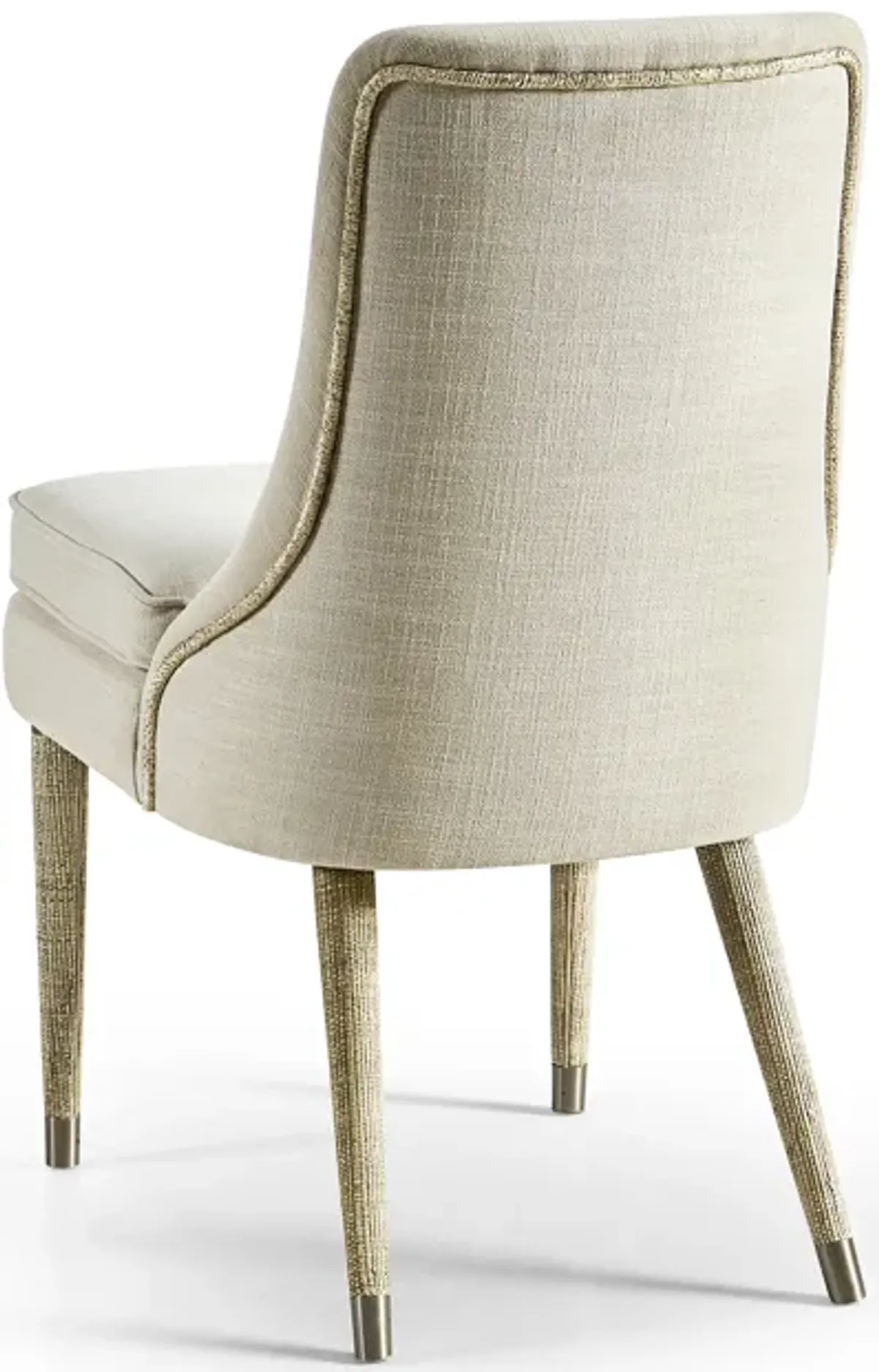 Shoal Linen & Grass Cloth Side Chair