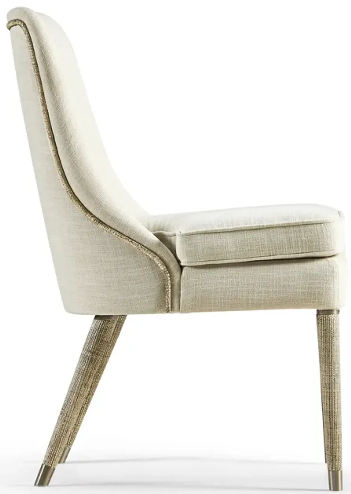 Shoal Linen & Grass Cloth Side Chair