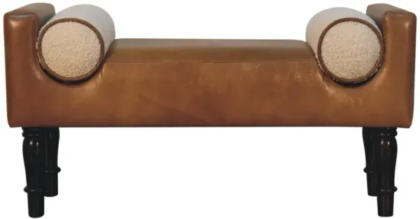 Artisan Furniture Solid Wood Chester Buffalo Bench