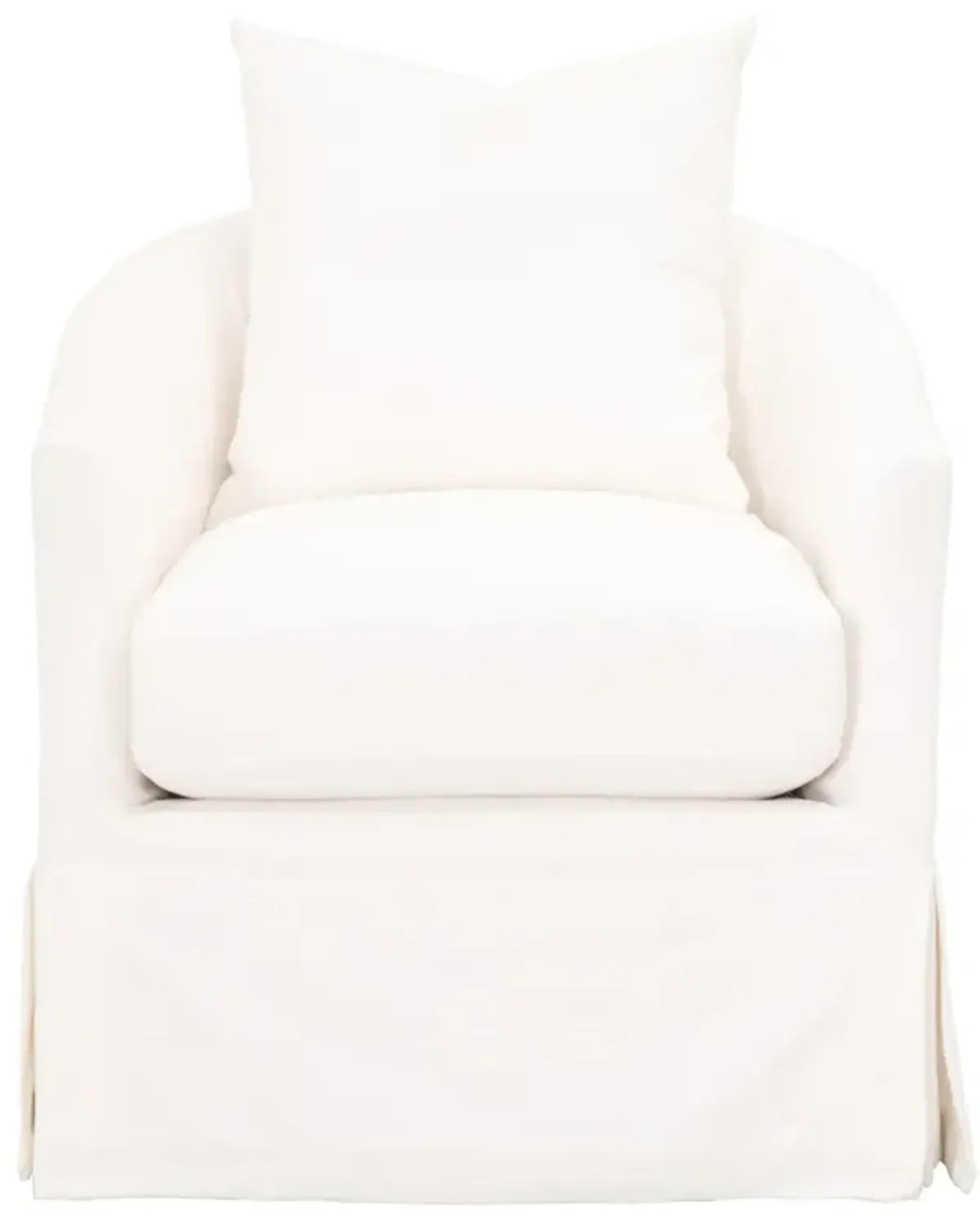 Slipcover Swivel Club Chair