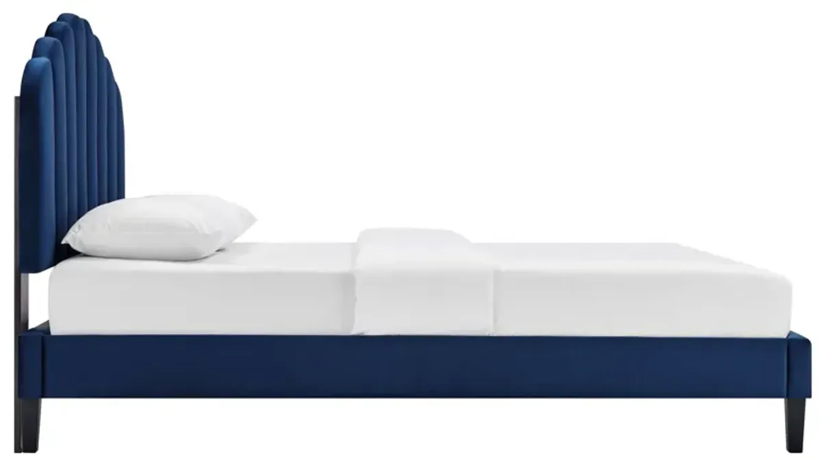 Modway - Daisy Performance Velvet King Platform Bed