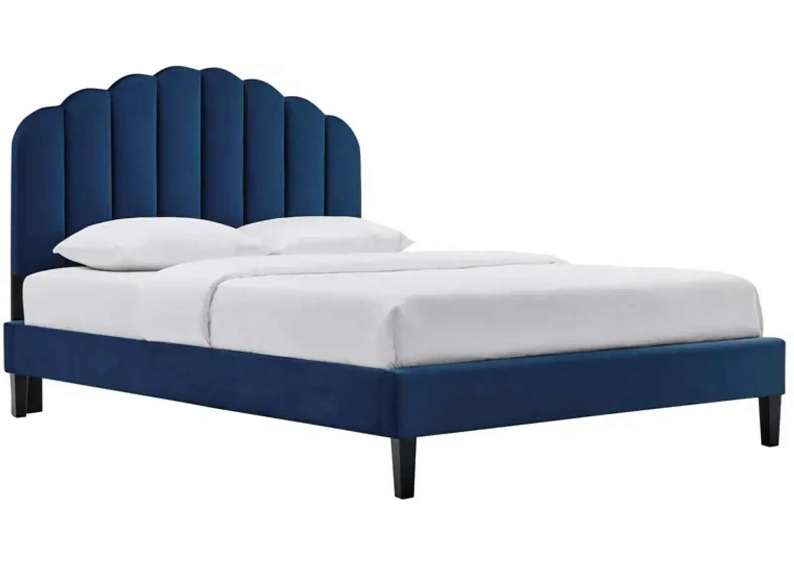 Modway - Daisy Performance Velvet King Platform Bed