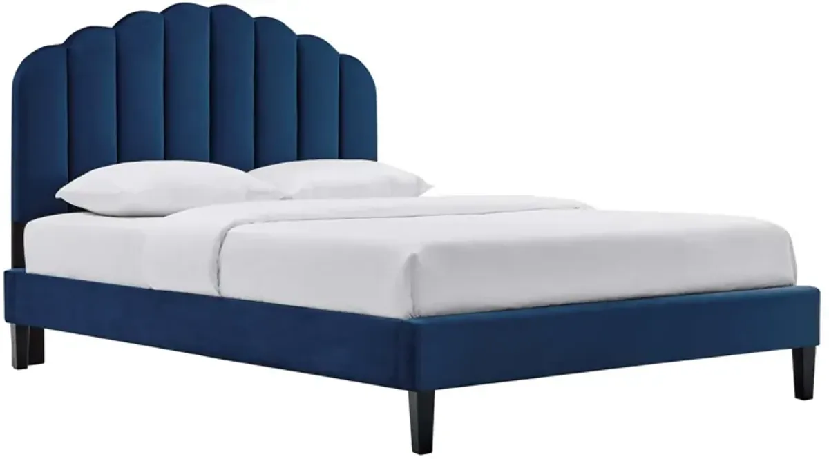 Modway - Daisy Performance Velvet King Platform Bed