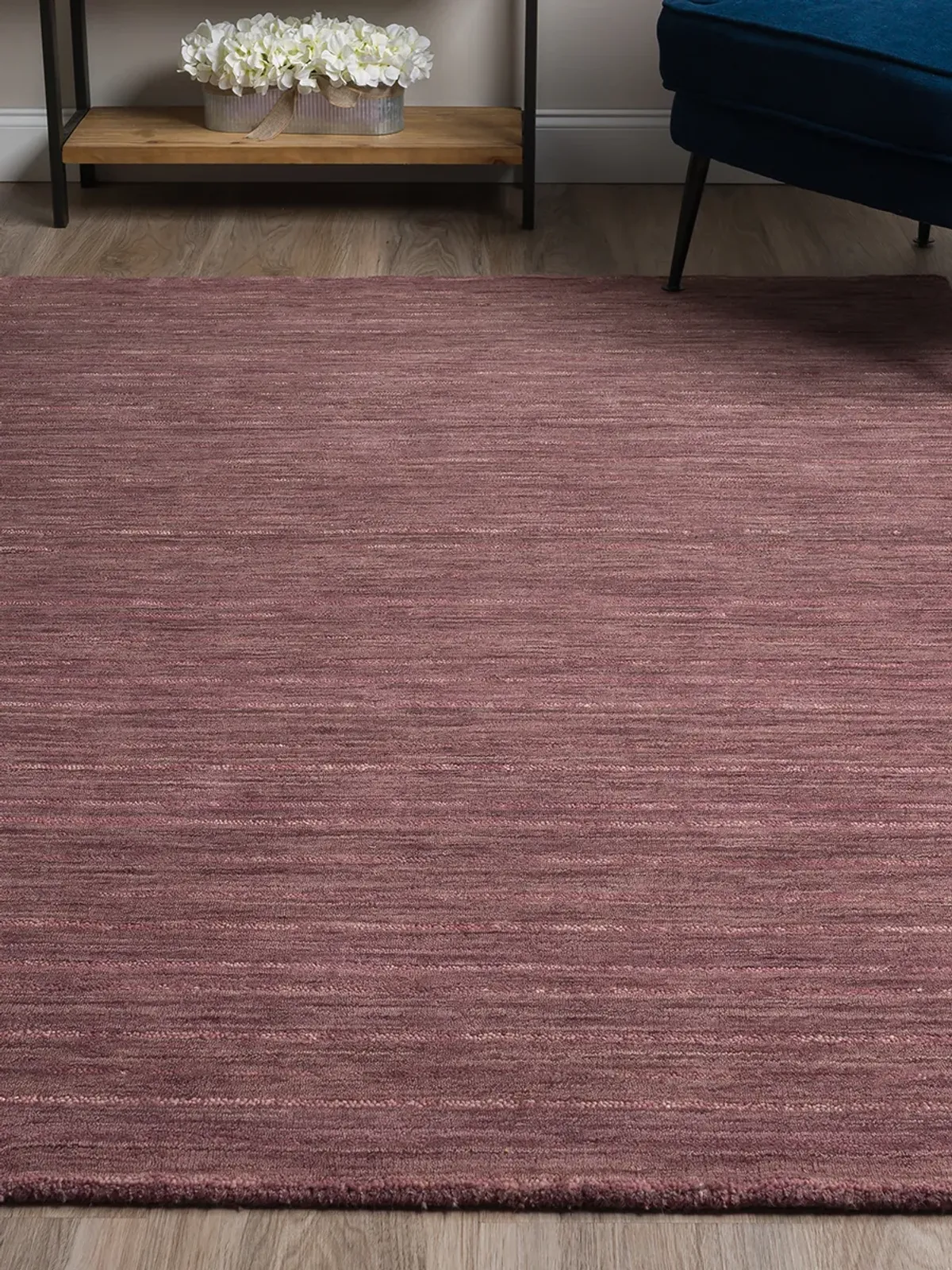 Rafia RF100 Plum 3'6" x 5'6" Rug