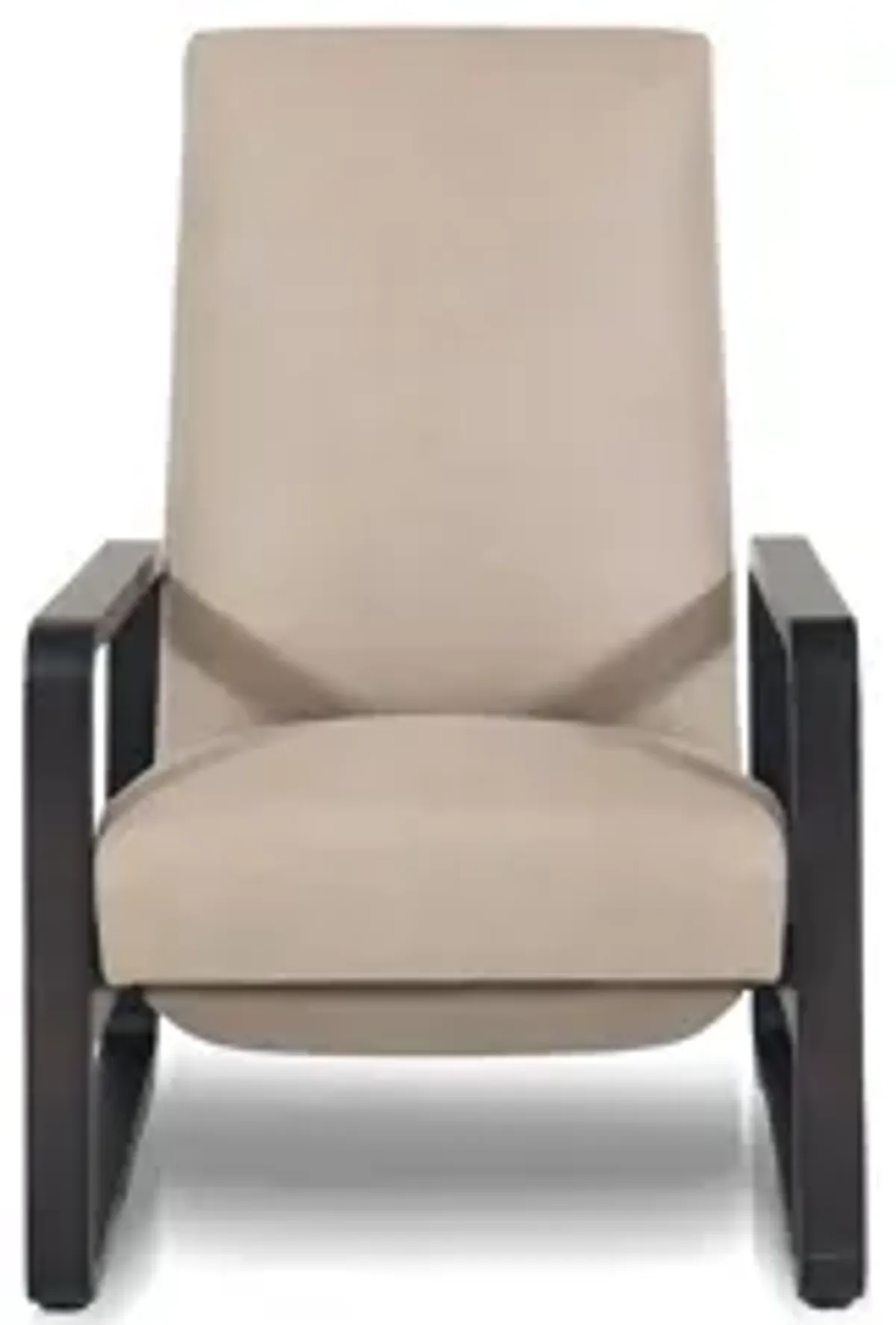 Dove Taupe 27" Recliner with Wood Arm