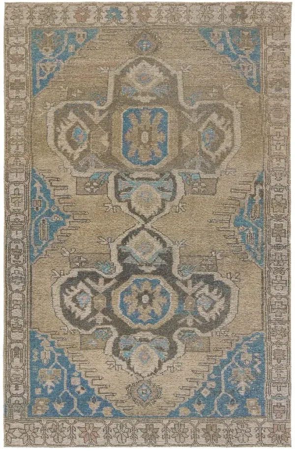 Todori Nithas Green 2'6" x 8' Rug
