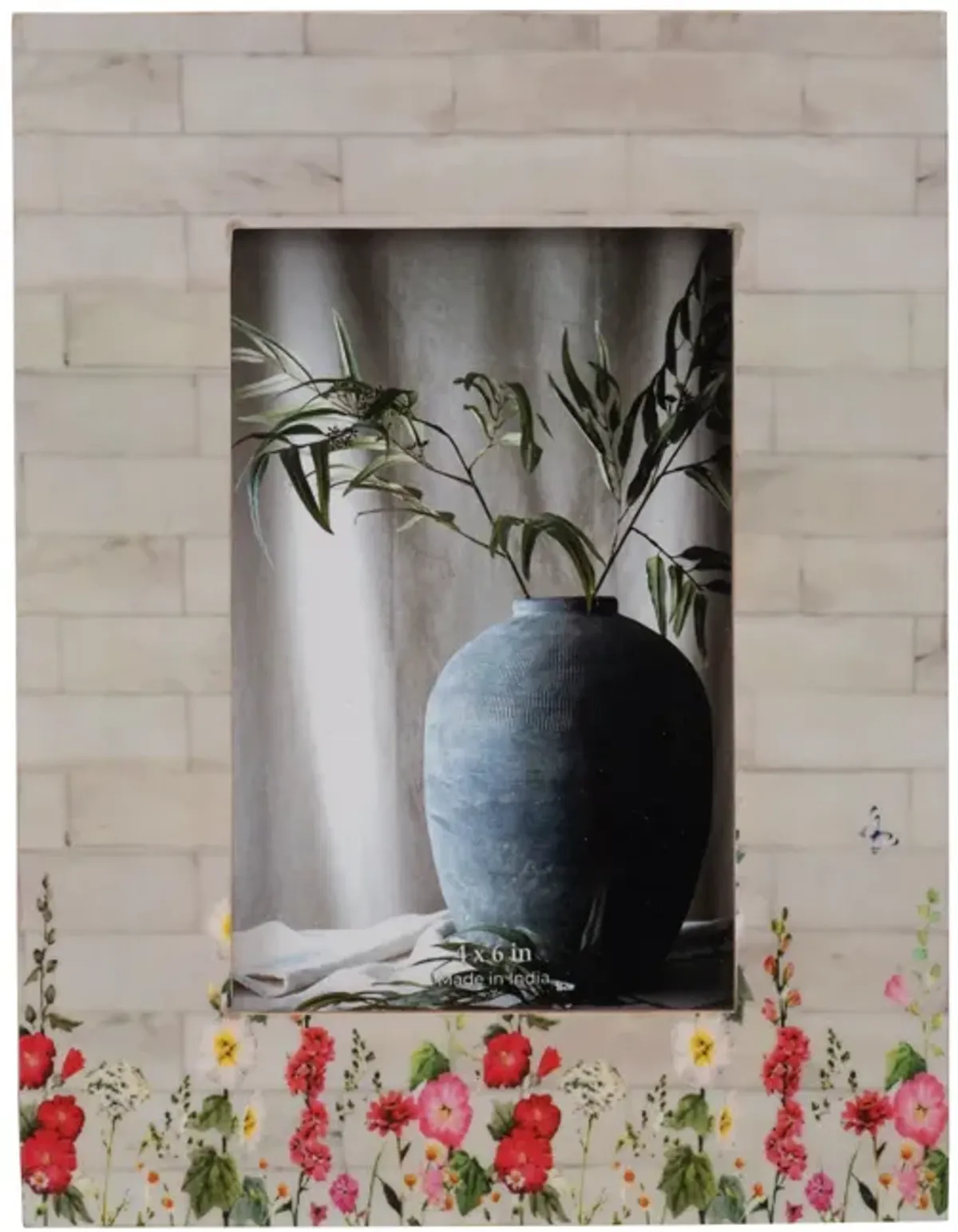 4"x6" Pink Flower Photo Frame