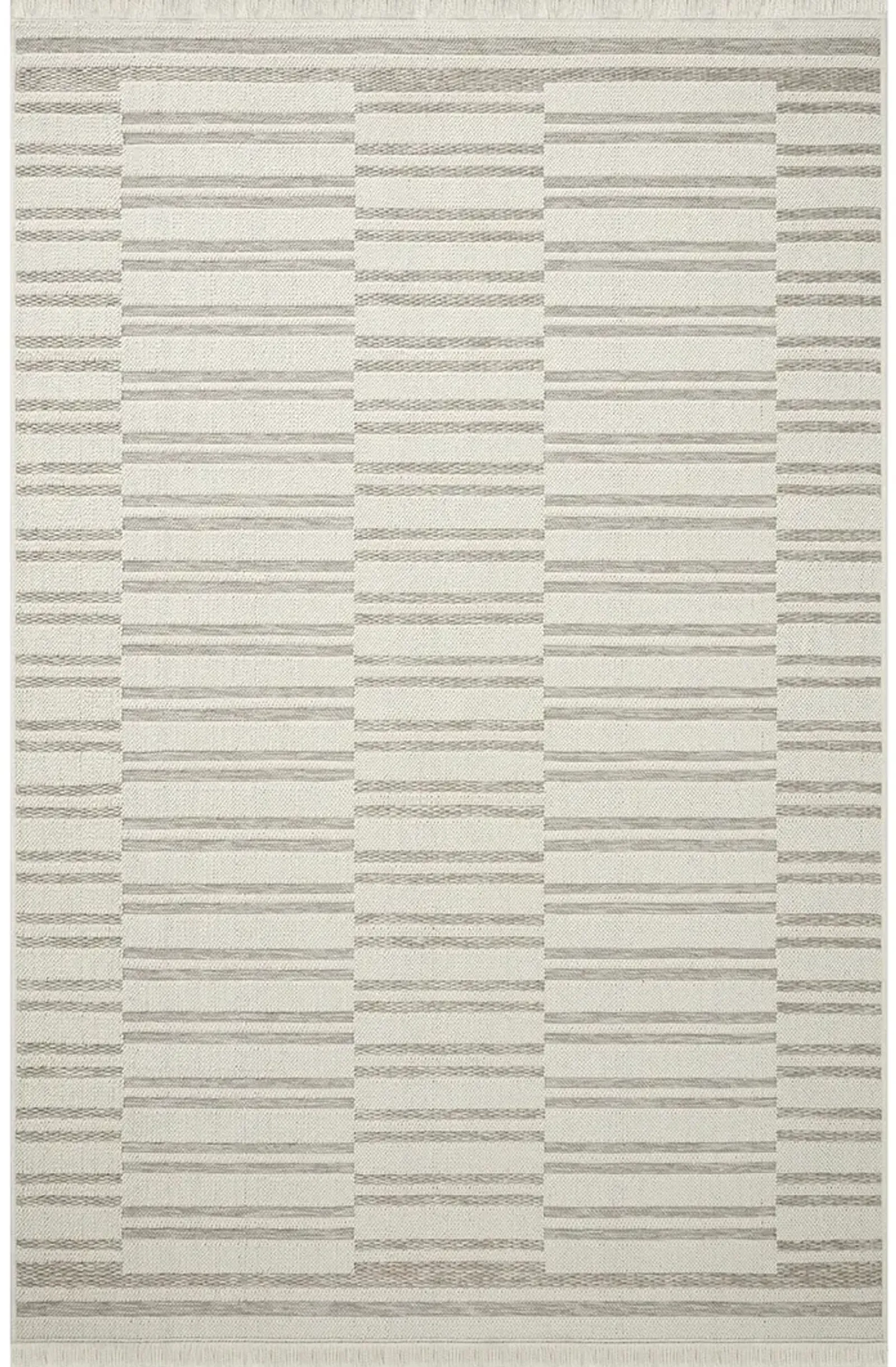 Malibu MAB-03 Ivory / Dove 2''3" x 3''9" Rug by Amber Lewis