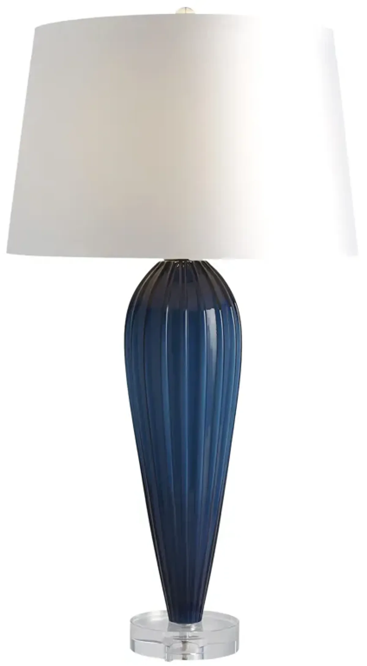 Teardrop Glass Lamp-Blue