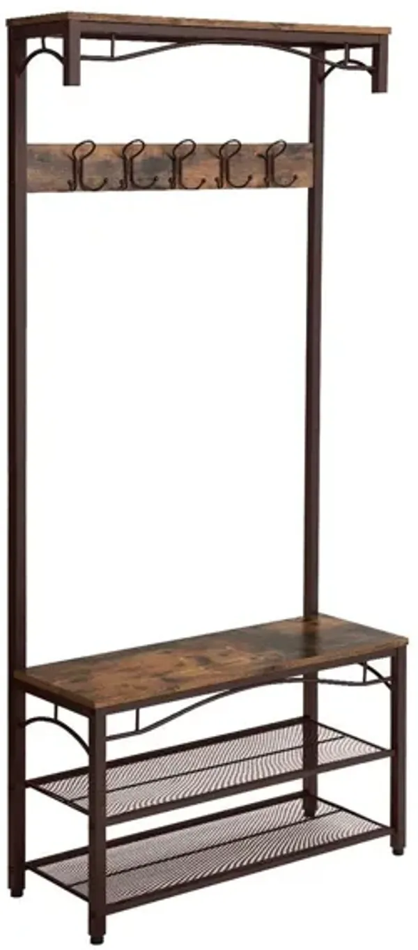 Hivvago Vintage Entryway Coat Stand