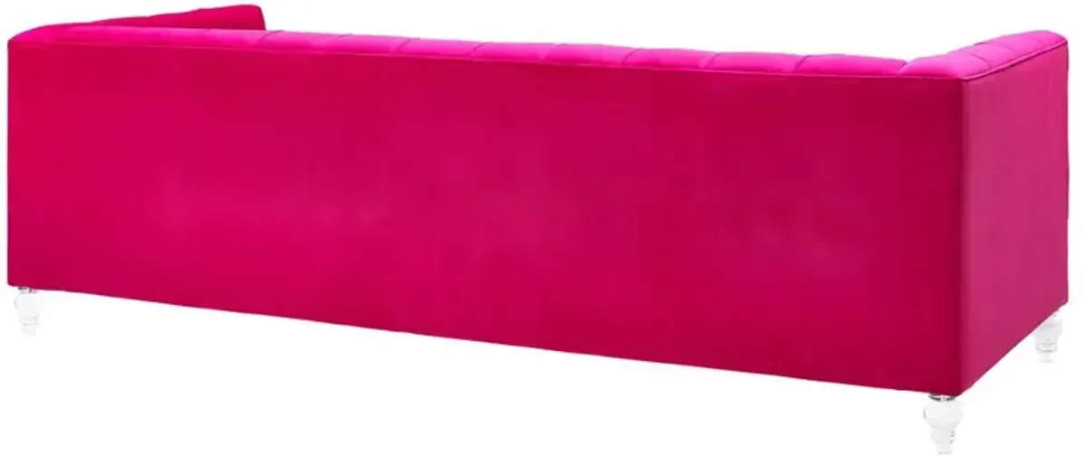 Belen Kox Luxe Pink Velvet Sofa, Belen Kox