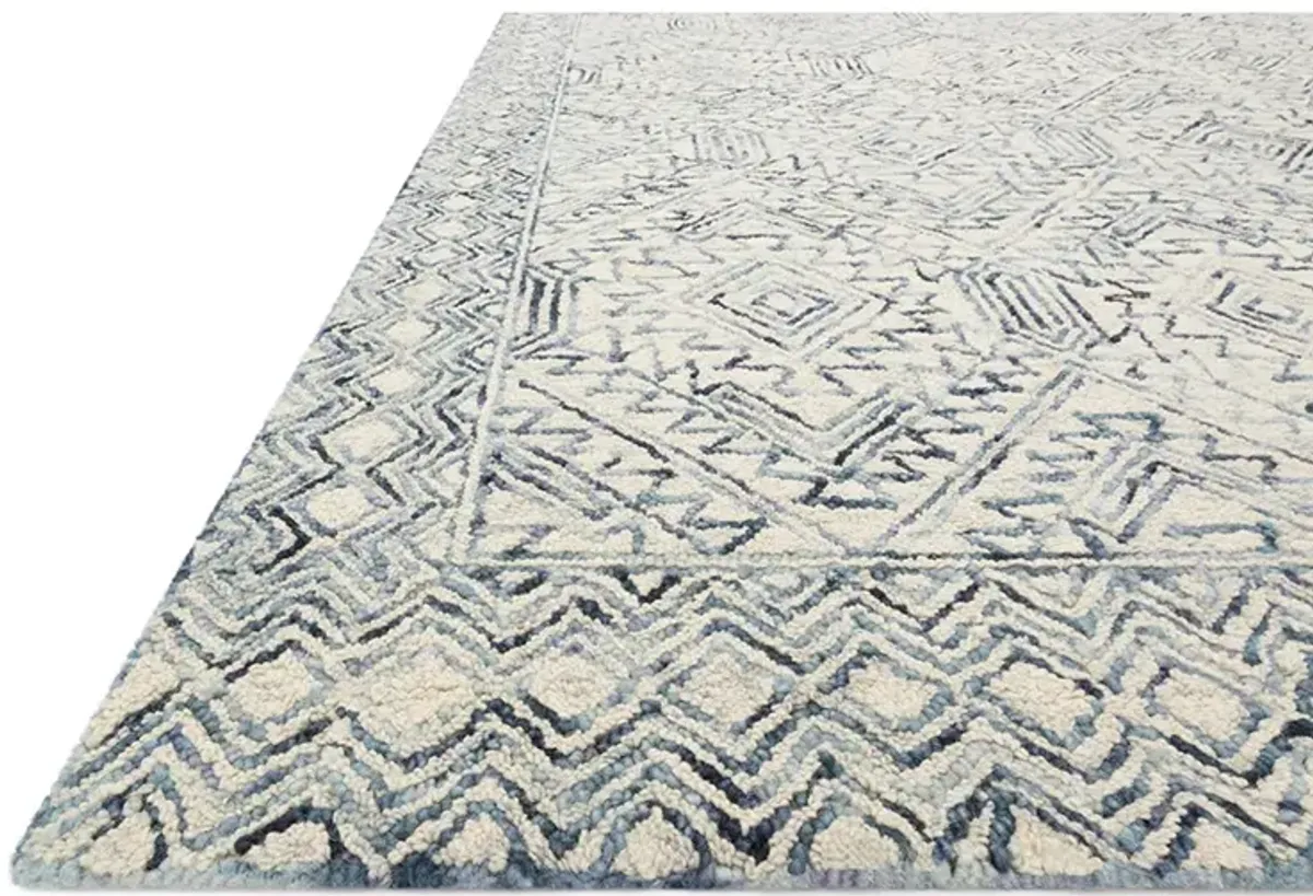 Ziva Bluestone 9'3" x 13' Rug