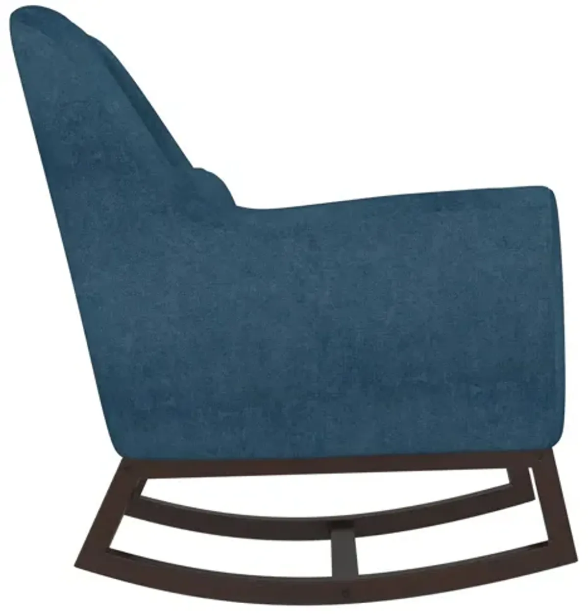 Sophie Mid-Century Rocker with Lumbar Pillow