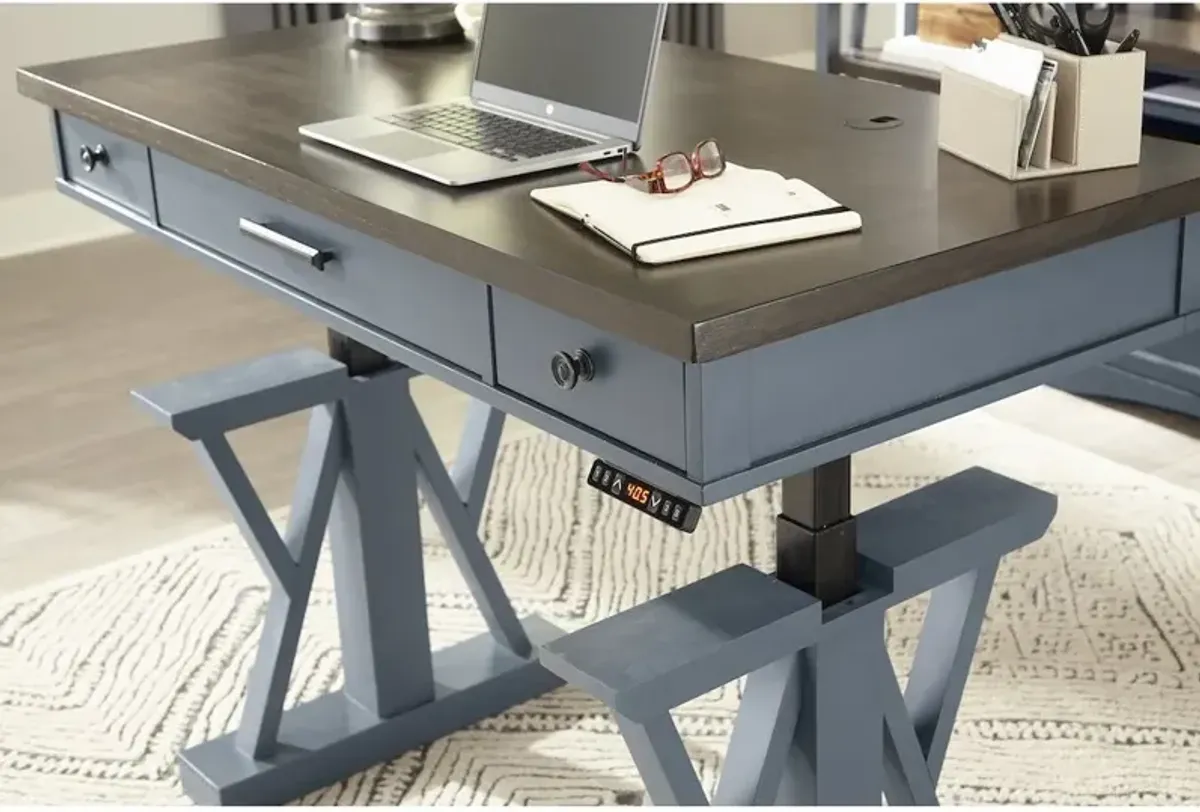 Parker House Furniture Parker House Americana Modern - Denim 56 In. Power Lift Desk