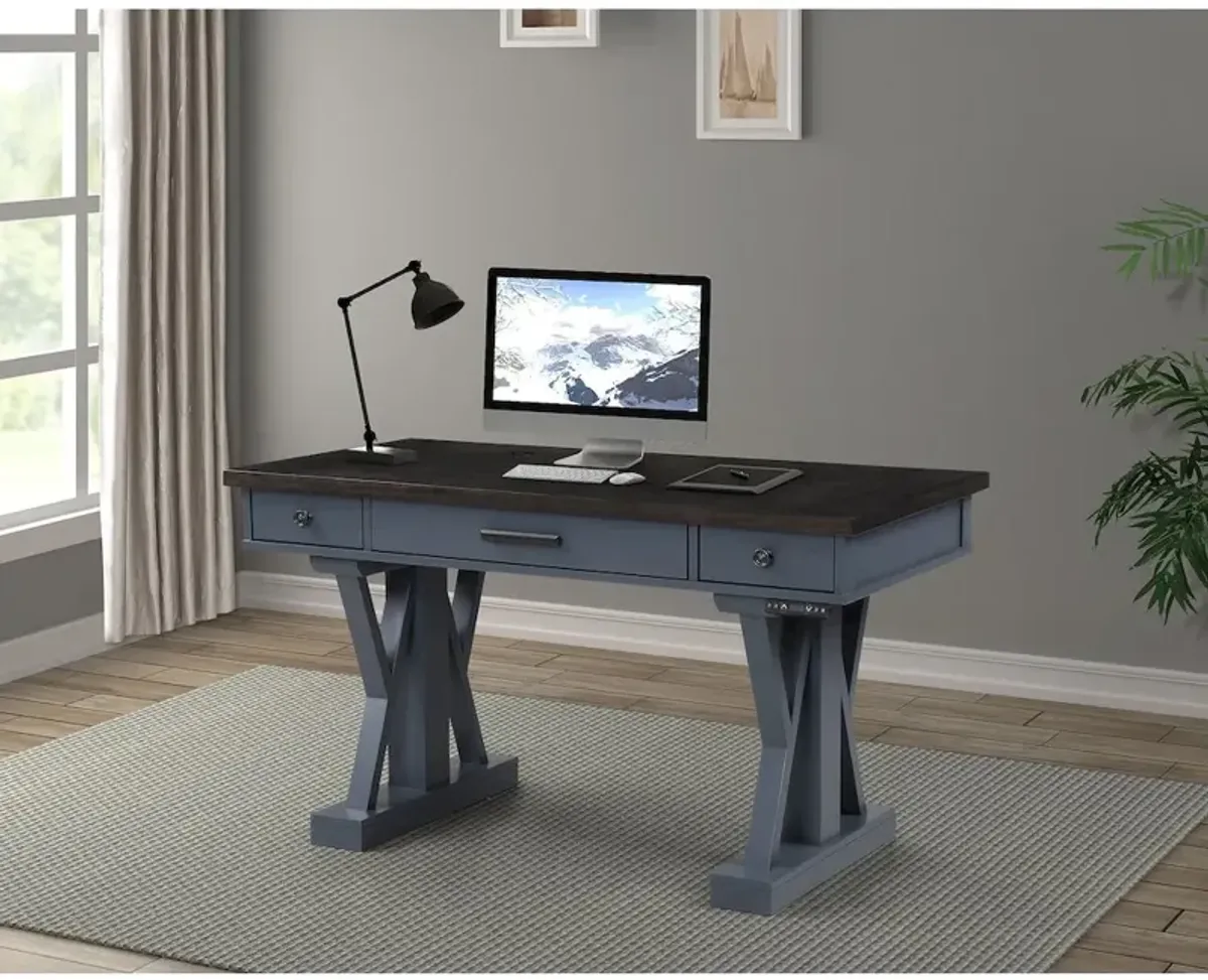 Parker House Furniture Parker House Americana Modern - Denim 56 In. Power Lift Desk