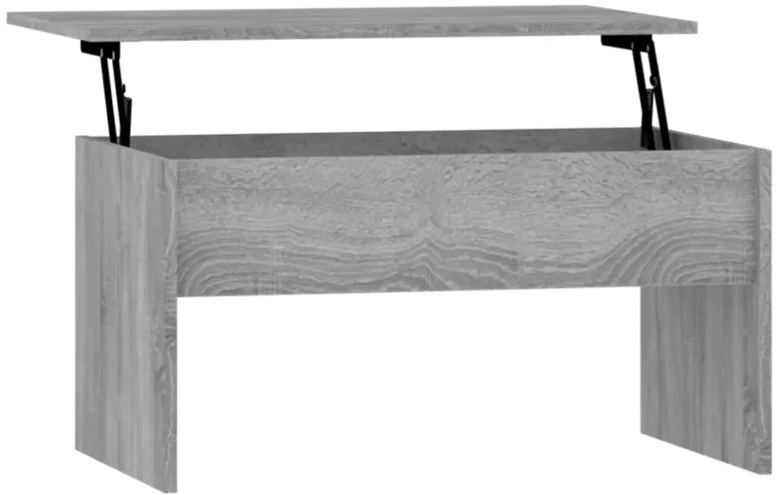 vidaXL Coffee Table Gray Sonoma 31.5"x19.9"x16.3" Engineered Wood