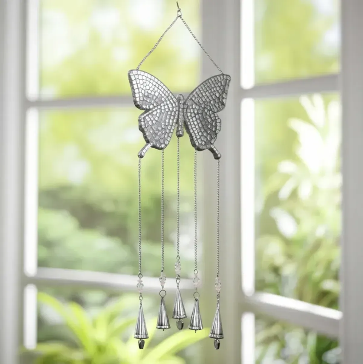 Mosaic Butterfly Windchime
